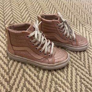 Vans glitter high tops